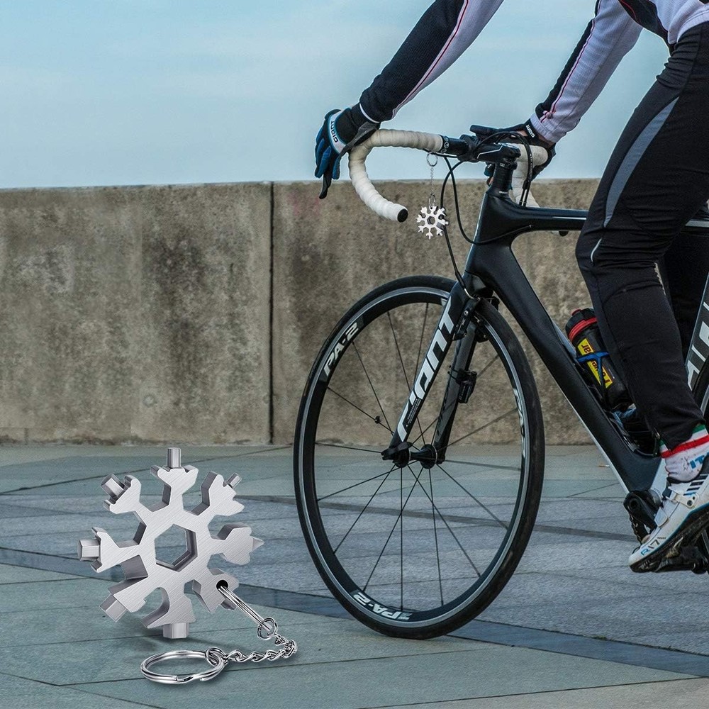 Compact Snowflake Multi-Tool - Lightweight, Durable & Great Gift for Men