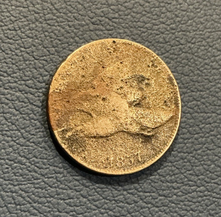 1857 Flying Eagle Cent - Copper Cent - Early U.S Coin