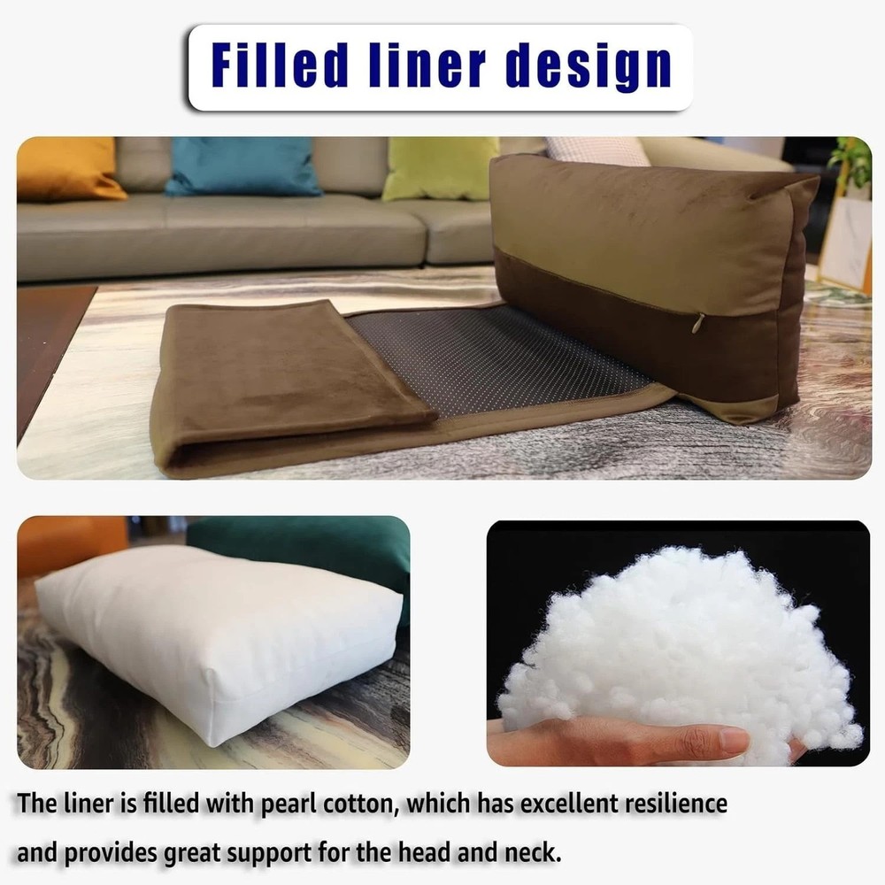 Adjustable Neck Support Pillow for Recliners - Super Soft & Machine Washable