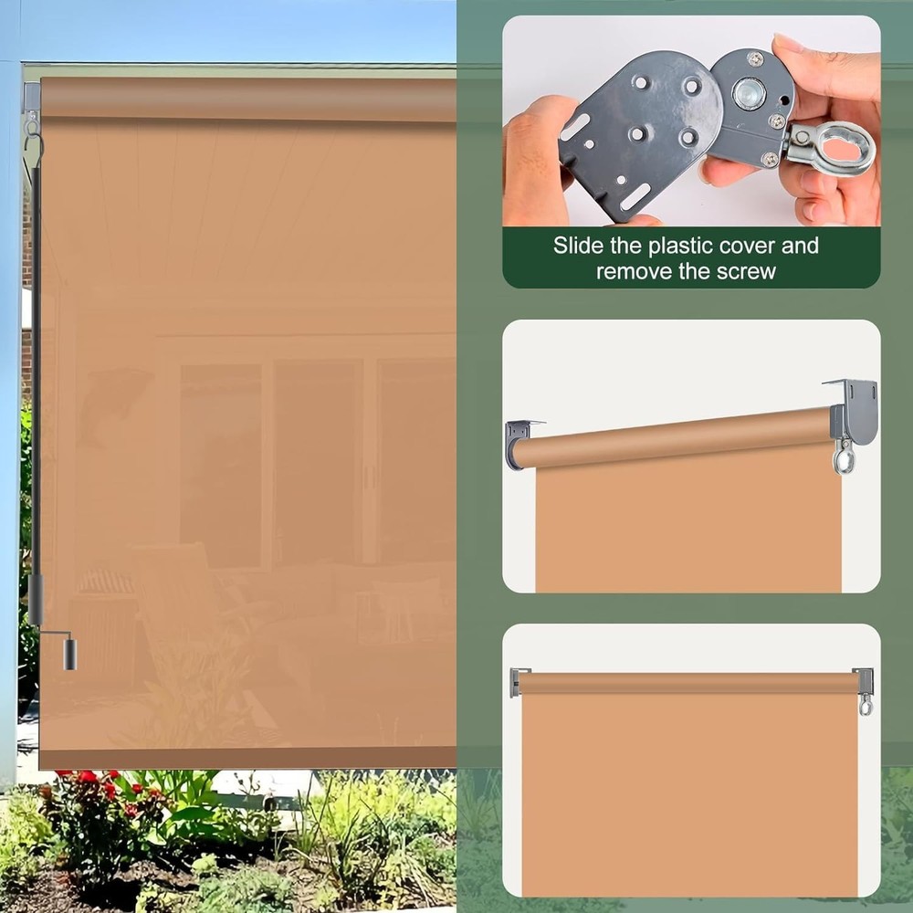 Lihopefe Sunshade Replacement Bracket, Compatible with Coolaroo External Roll...