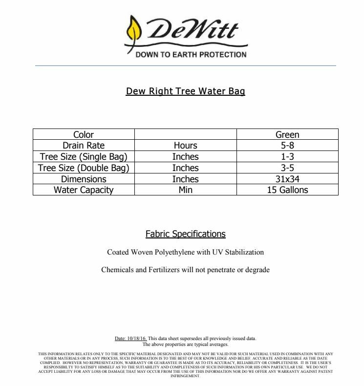 DeWitt Tree Watering Bag - Slow Release Irrigation 8-PACK