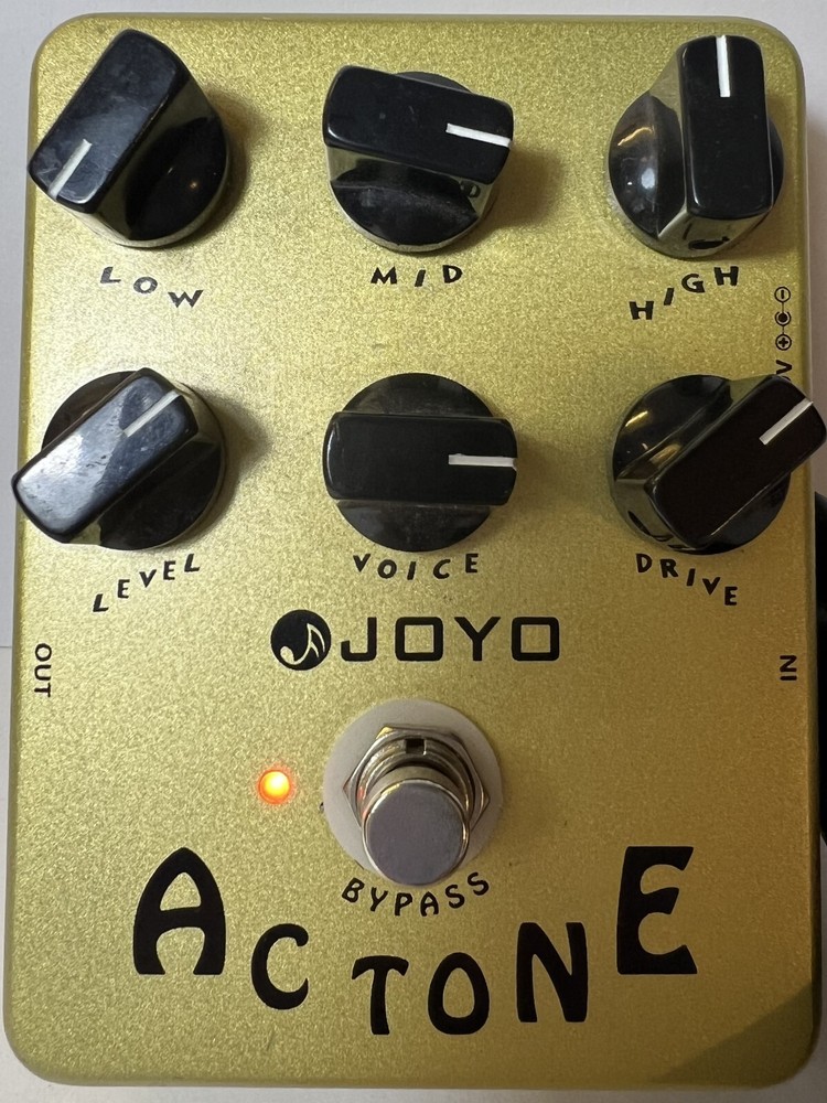 Joyo Actone Amp Simulator Guitar Effect Pedal EUC