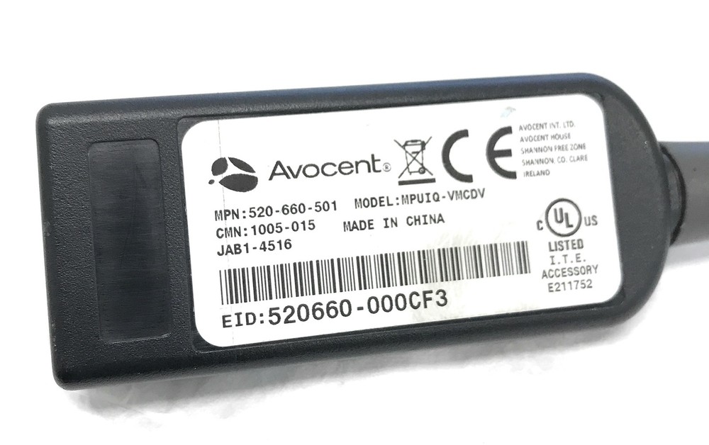 Avocent MPUIQ-VMCDV DVI/USB Server Interface Module Virtual Media & CAC Support