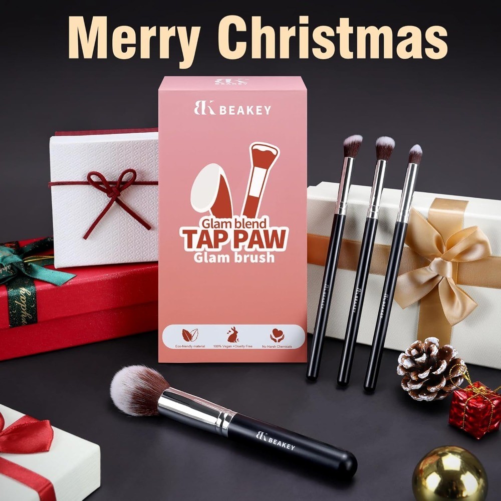 Makeup Brushes Set with 2 Blender Sponge Professional Foundation Eyeshadow