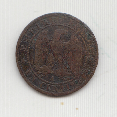 France 1 Centime 1856A as shown