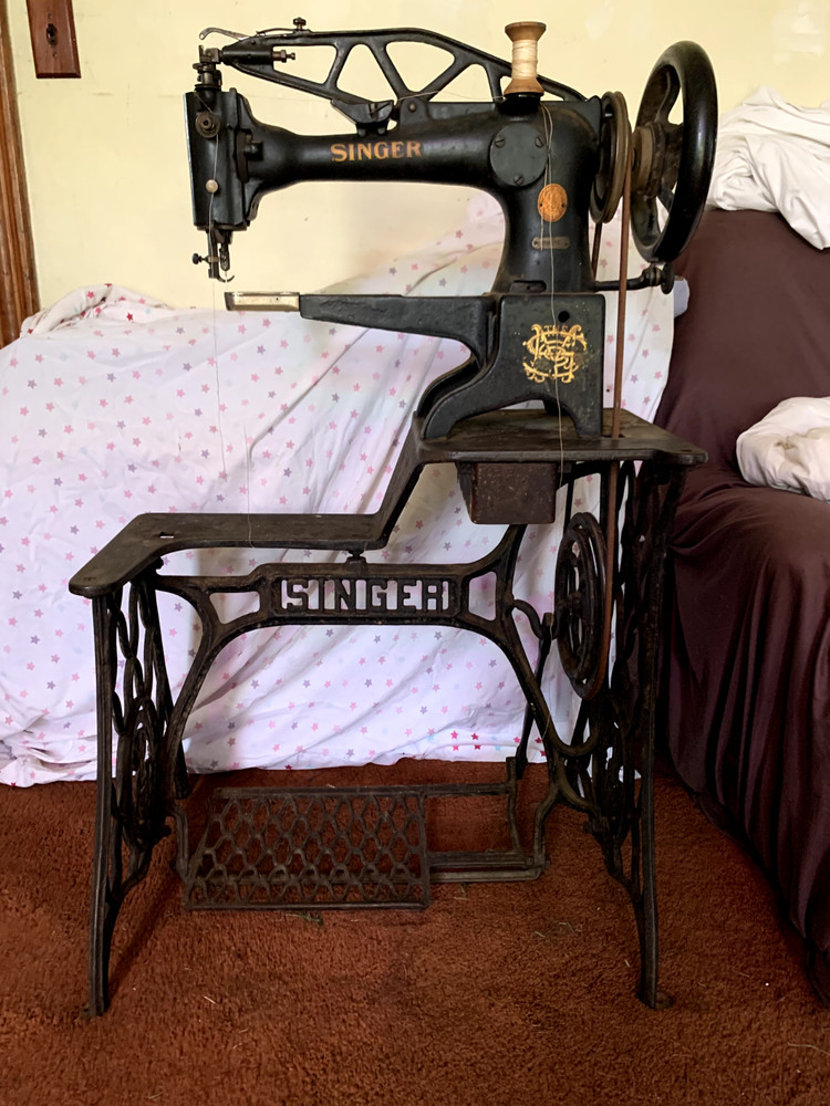 antique shoemaker machine
