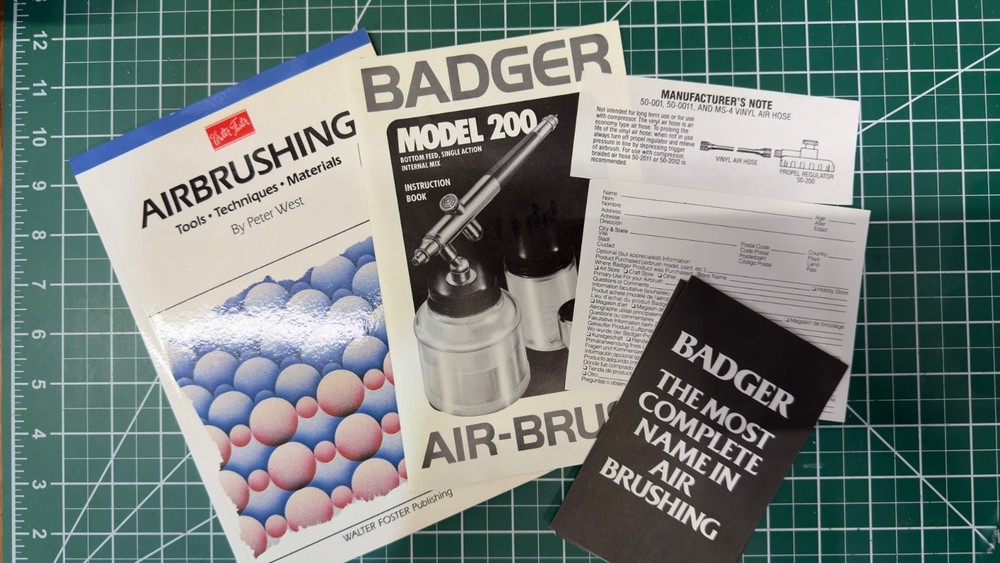 BADGER Airbrush Set 200-3 Open Box - Includes Propel Can!
