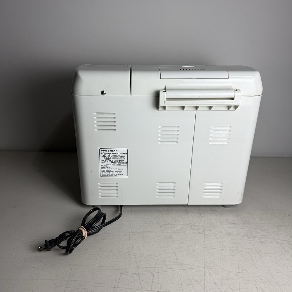 Breadman Ultimate Bread Maker Baking Automatic Machine TR2200C Tested Works GUC