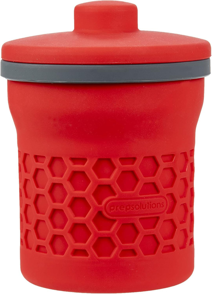 Prep Solutions Heat-Resistant Silicone Grease Strainer & Keeper - 2 Cup Capacity