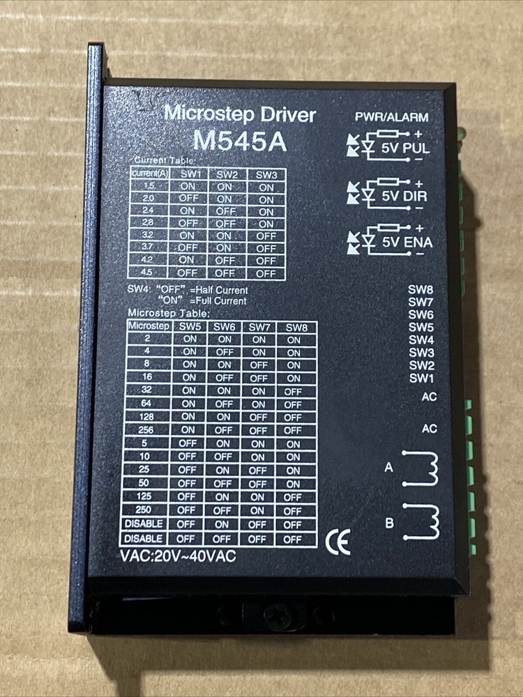 MicroStep Driver M545A Used