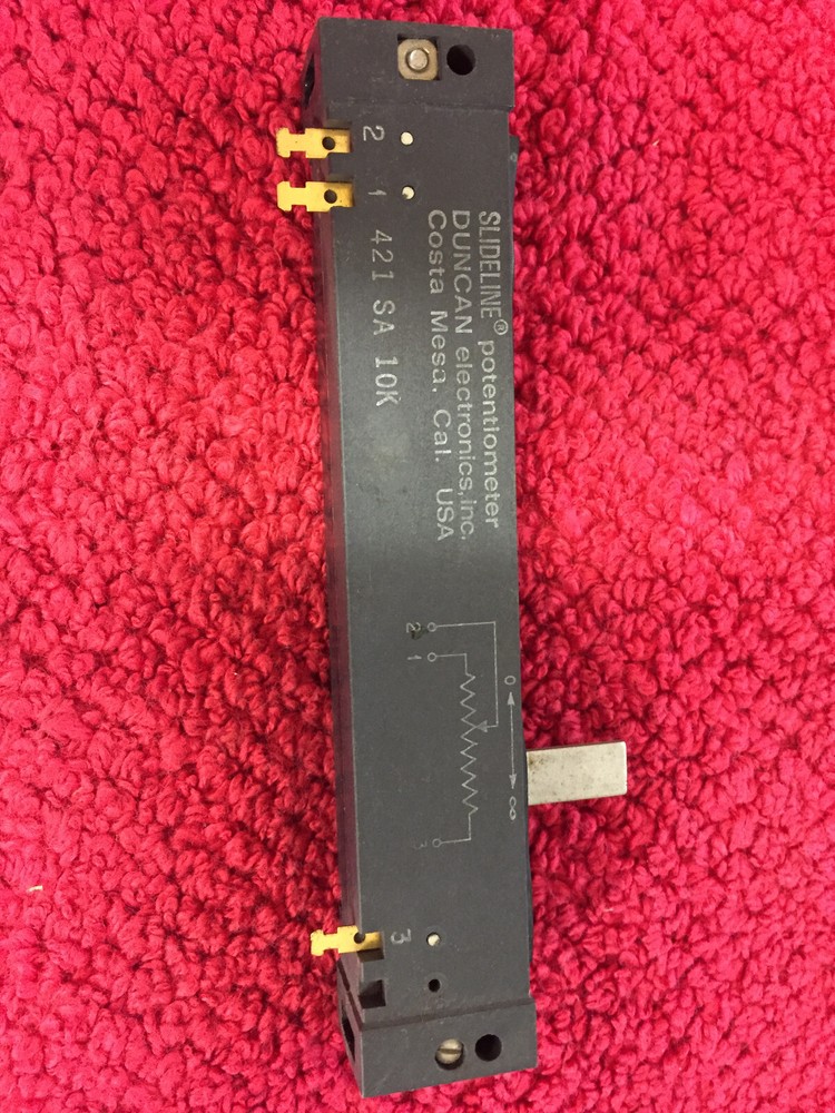 BEI/DUNCAN  421SA10K Potentiometer Conductive Plastic Sliding Linear PCB Mount