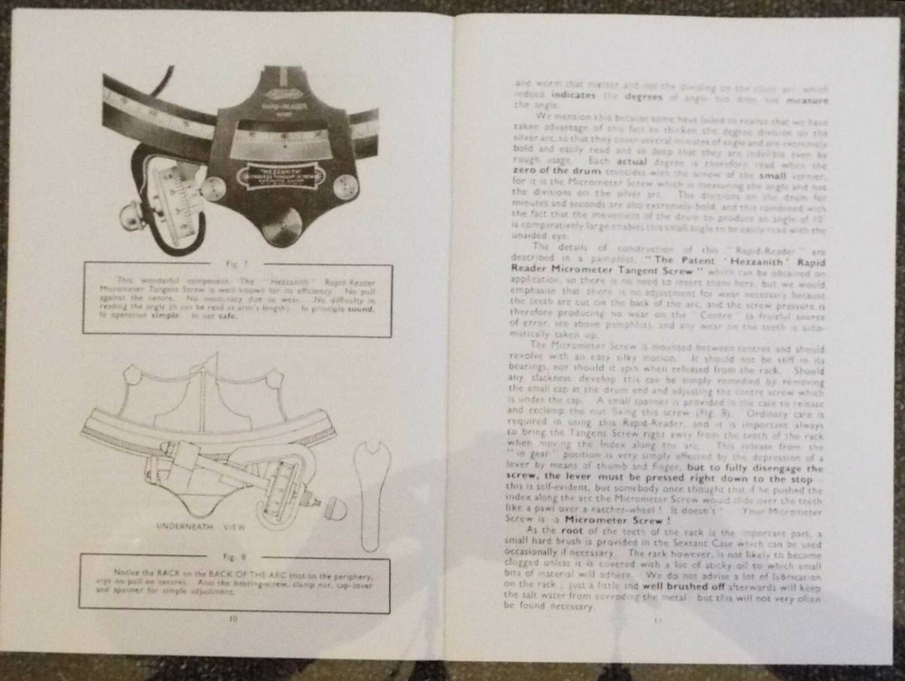 My Micrometer Sextant. Heath. (59)