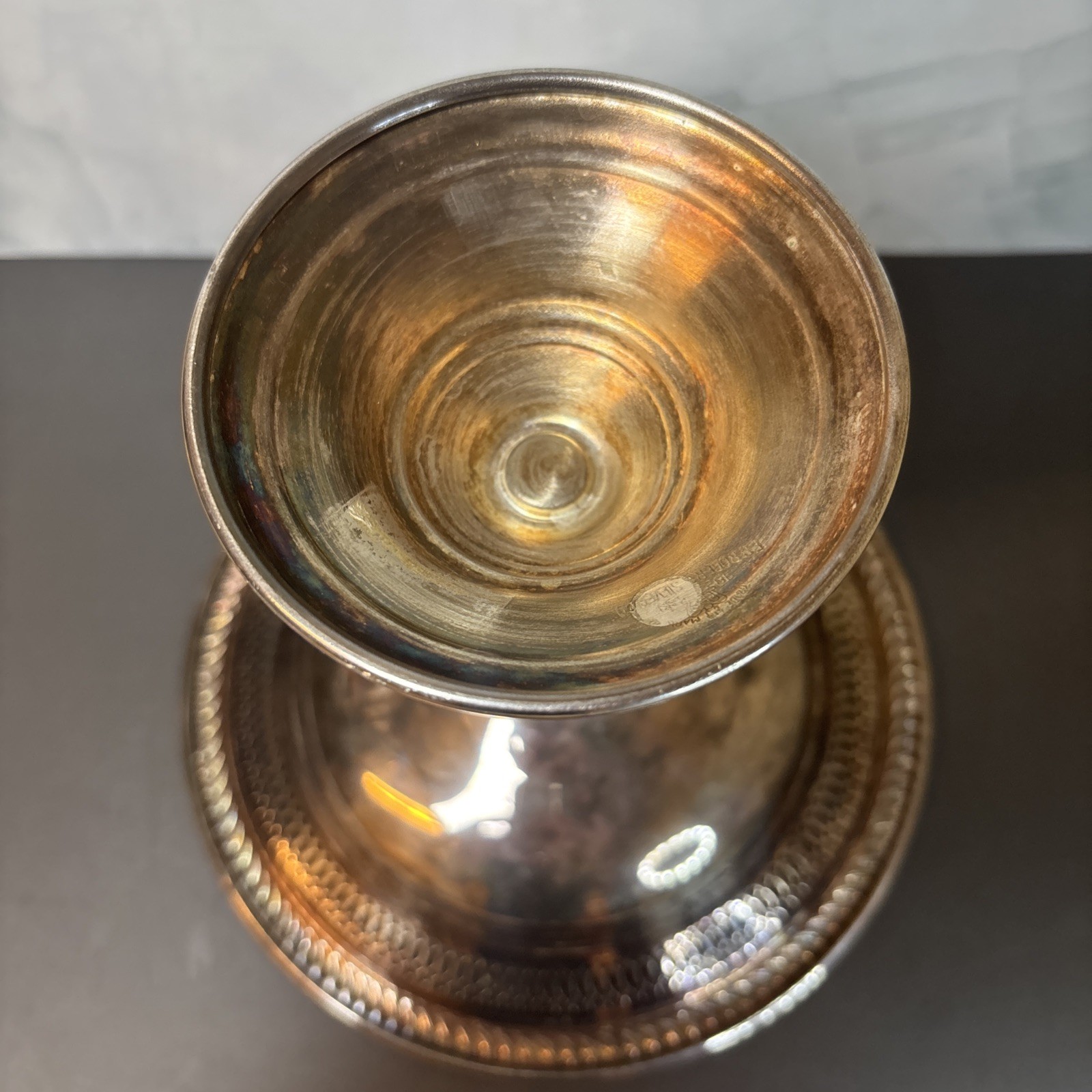 F.B. Rogers Silver Co 1883 - Silver Plate Pedestal Compote Candy Dish