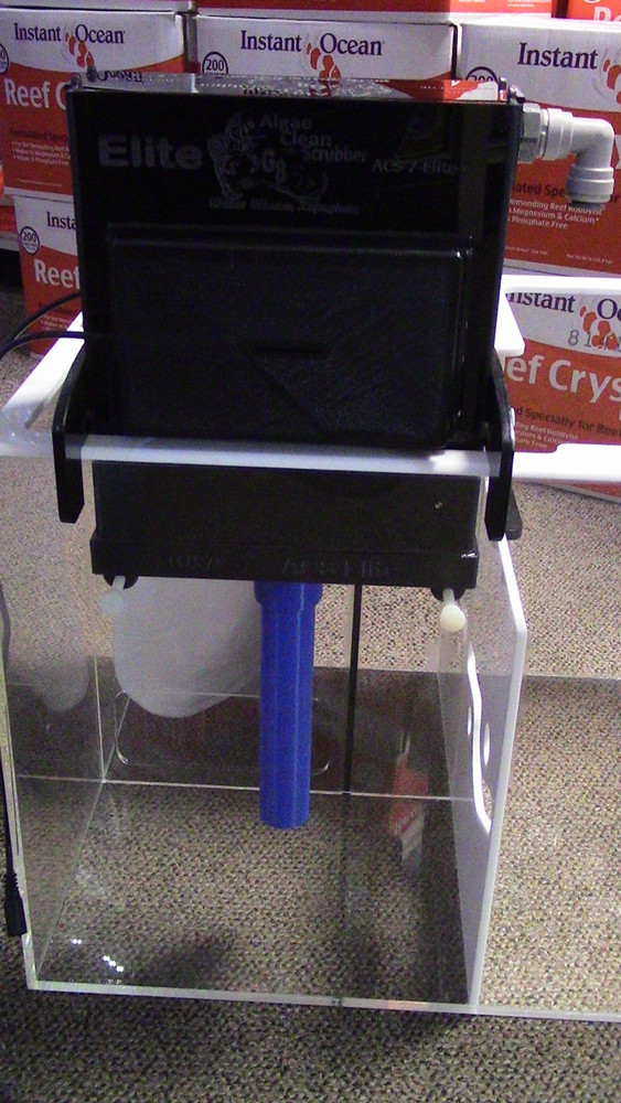 Algae Clean Scrubber Hang on Sump ACS-7-Elite-G8 W/ Algae Tear Drop Flex Screen.