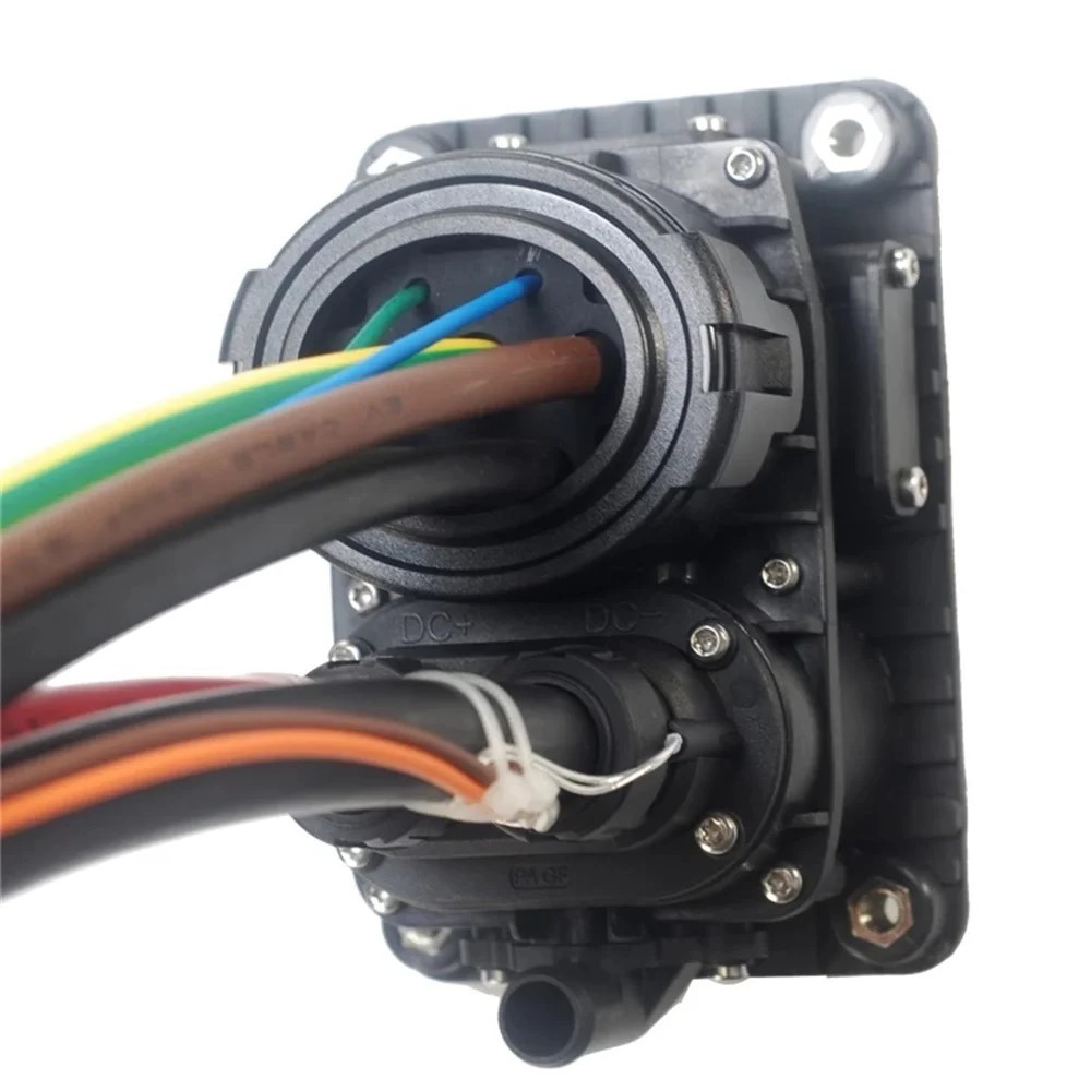 CCS2 EV Charging Inlet Port/Socket (Car Side), 200A 1000VDC Max, With 1m Cable