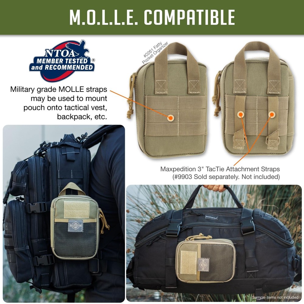 Maxpedition Fatty Pocket Organizer Khaki