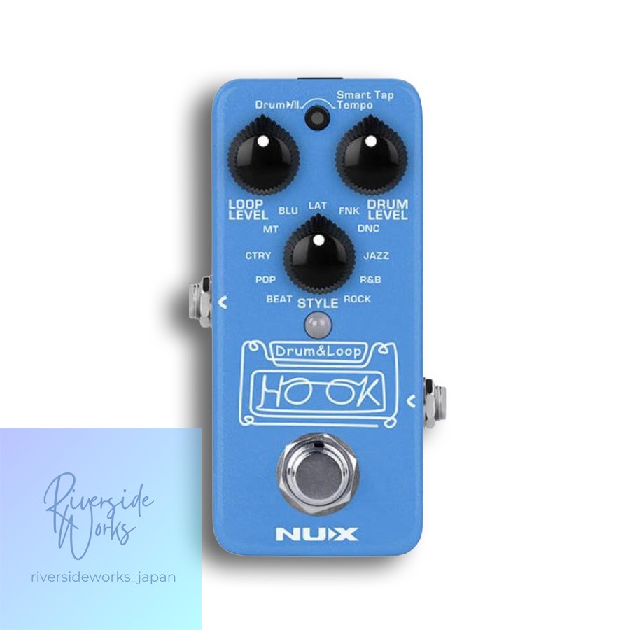 NUX NDL-3 HOOK Drum & Loop Guitar Effects Pedal Looper