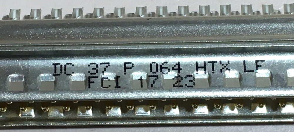 PLUG, D, 37WAY, D Sub Connectors, D Subminiature connectors DC37P064HTXLF