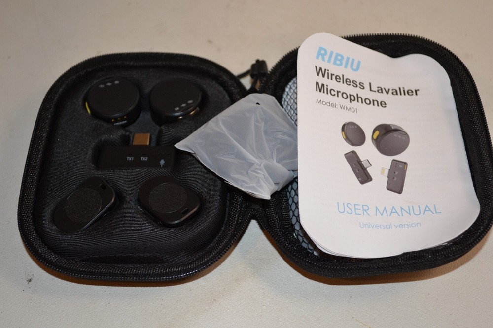 RIBIU Wireless Lavalier Microphone WM01