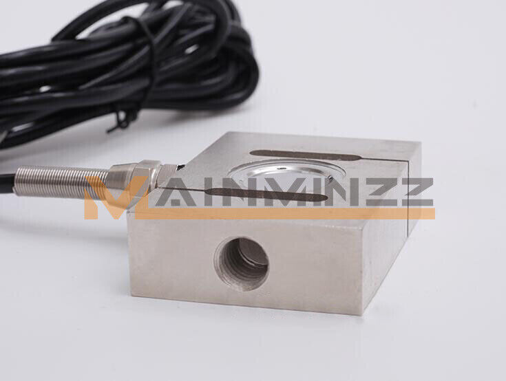 1x Load Cell Force Measuring Pull and Pess S-type Pressure Sensor with Indicator