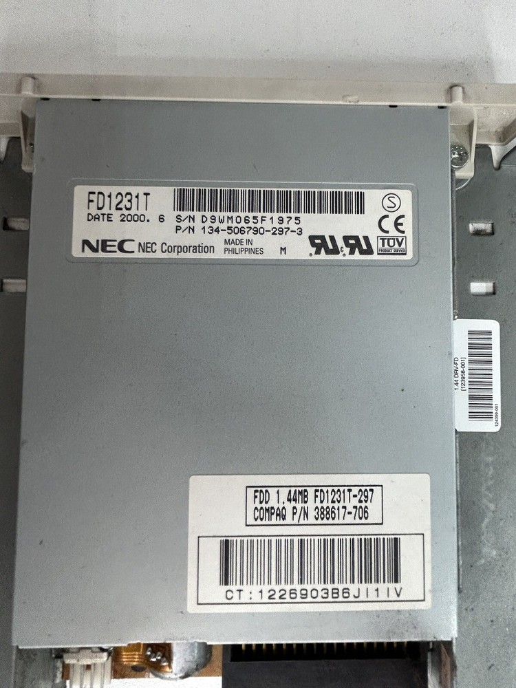 NEC FD1231T Internal Floppy Disk Drive