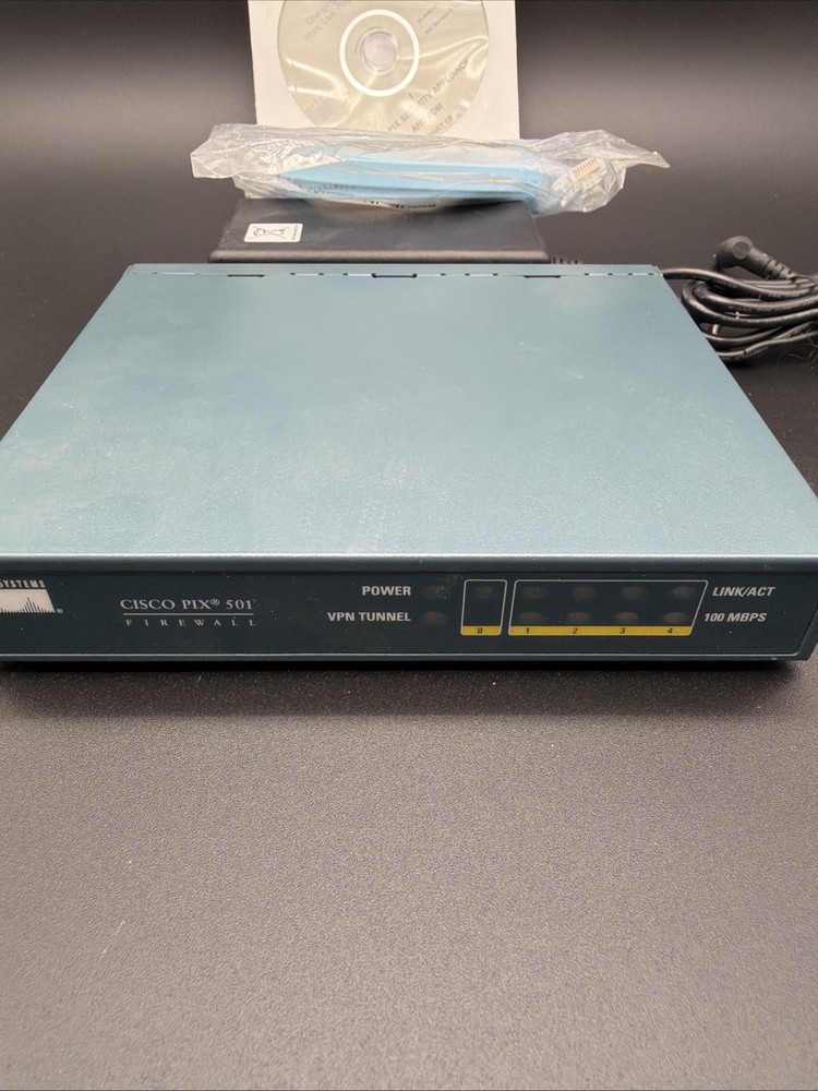 Cisco PIX-501 | 5-Port Firewall w/AC Adapter