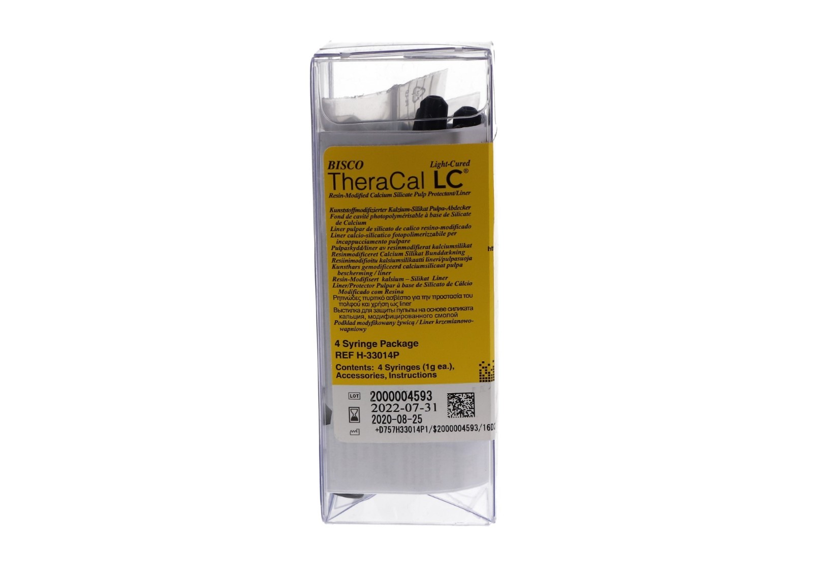TheraCal H-33014P 4 Syr x 1 gram each