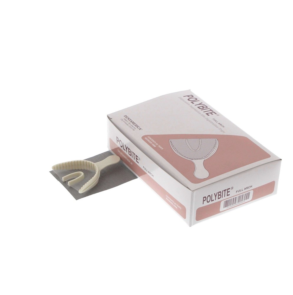 30pcs DentAmerica Polybite Disposable Impression Bite Trays–Full Arch