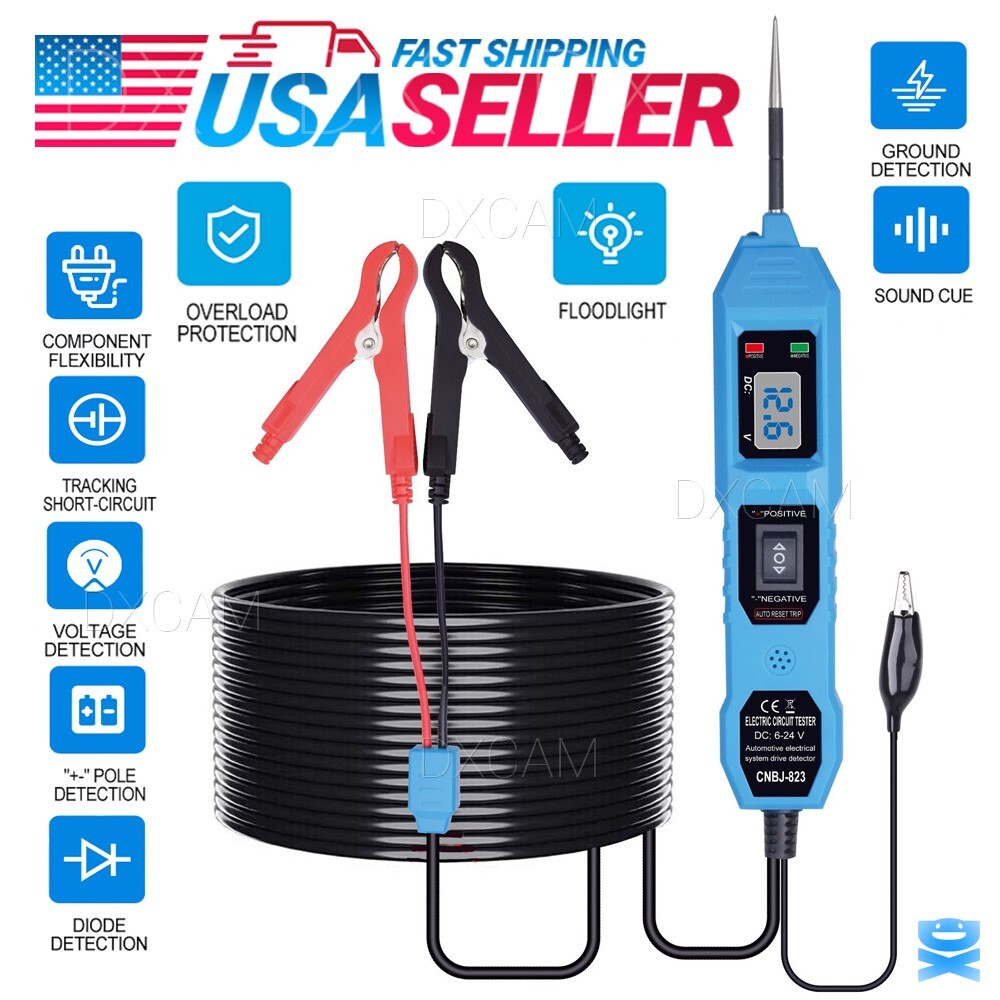 3.5-36V Car Circuit Tester Digital Automotive Power Electrical Probe Test Light