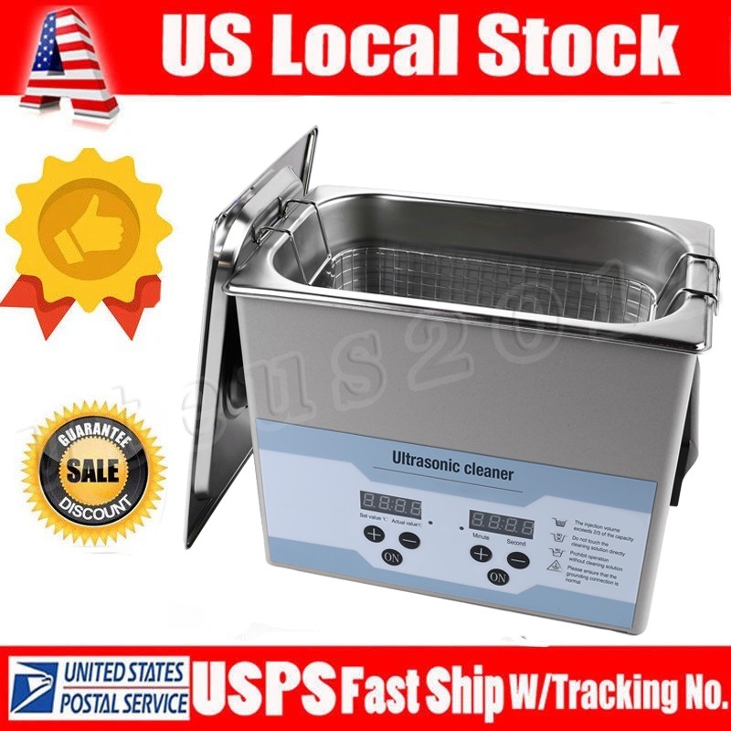 3.2L Ultrasonic Cleaner with Digital Timer & Heater