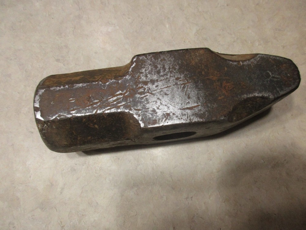 VTG Sledge Hammer Cross Peen Solid Steel 10 Lbs. Blacksmiths Tool, UnMarked
