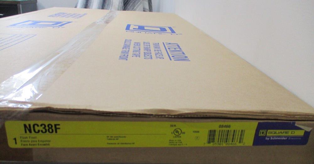 SQUARE D NC38F, FLUSH FRONT, PANELBOARD COVER / TRIM, NEW