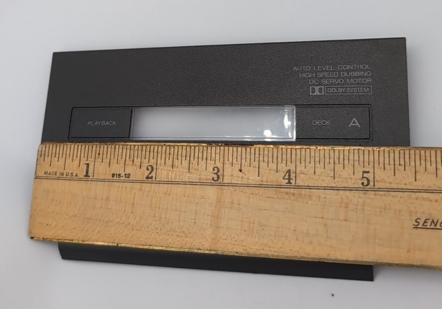 Sansui Cassette Deck Door Covers both A & B From DR-E370 Pair