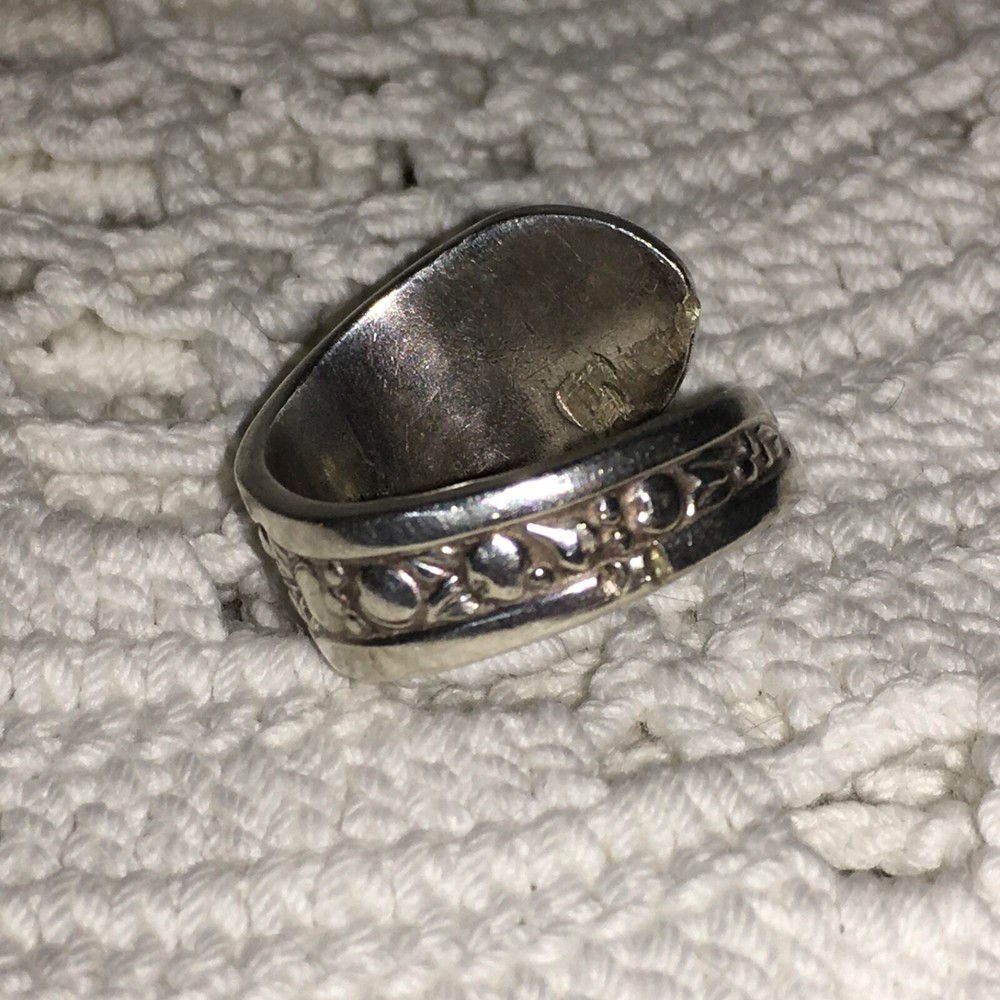 Vintage Rogers Silver Spoon Ring Size 7