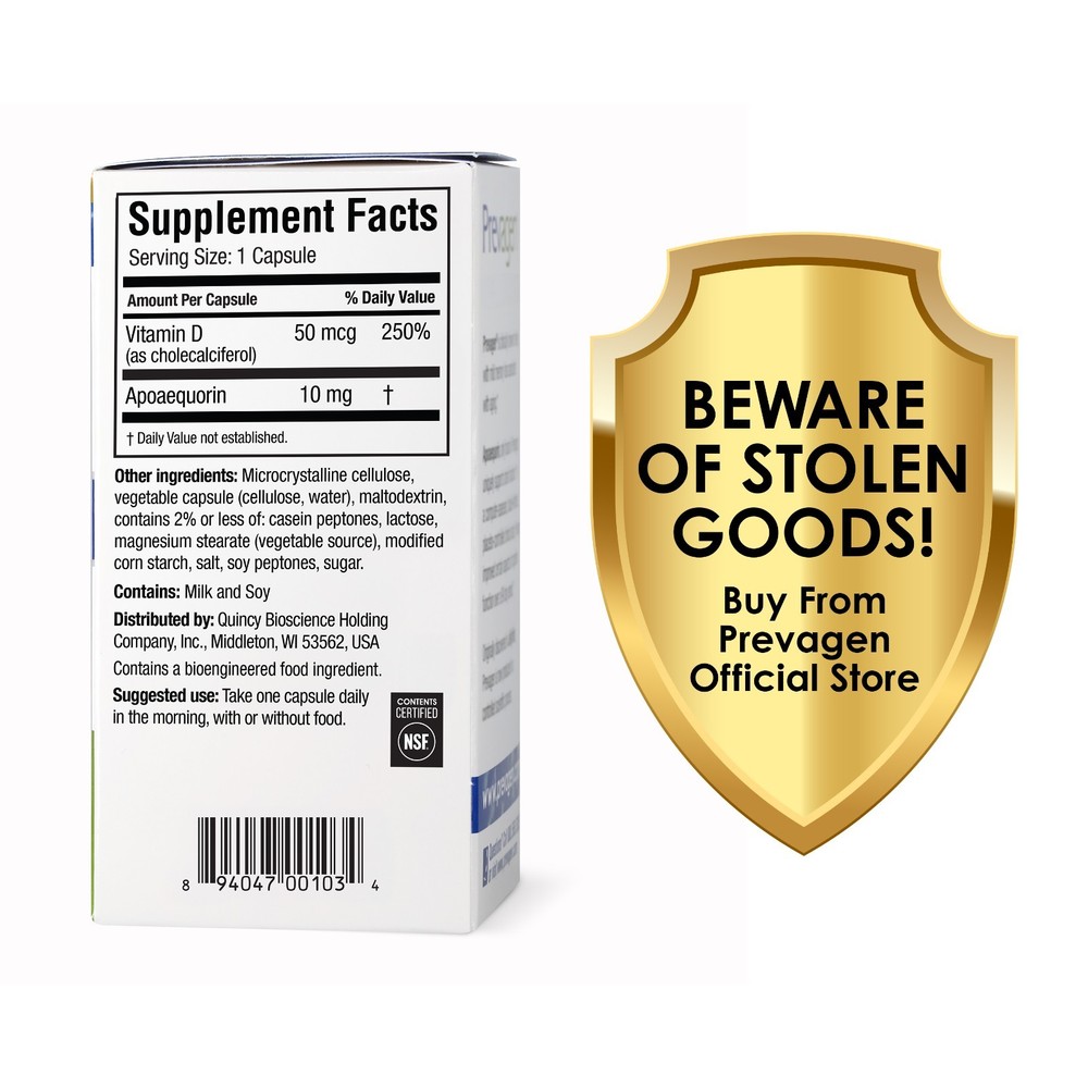 Prevagen Regular Strength 10mg Capsules - 30 Count