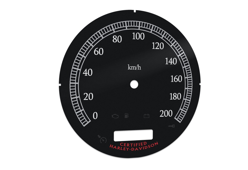 Harley-Davidson Road King - Speedometer dials MPH to KM/H Gauges