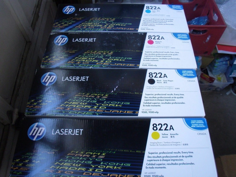 4 x  HP LaserJet 9500 Printer Imaging drum C8560A C8561A C8562A C8563A