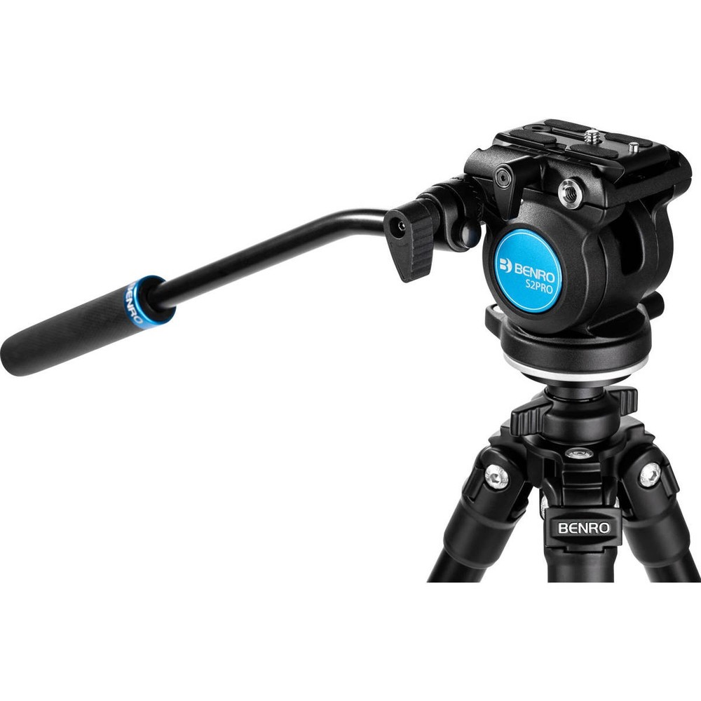 Benro S2 PRO Flat Base Fluid Video Head