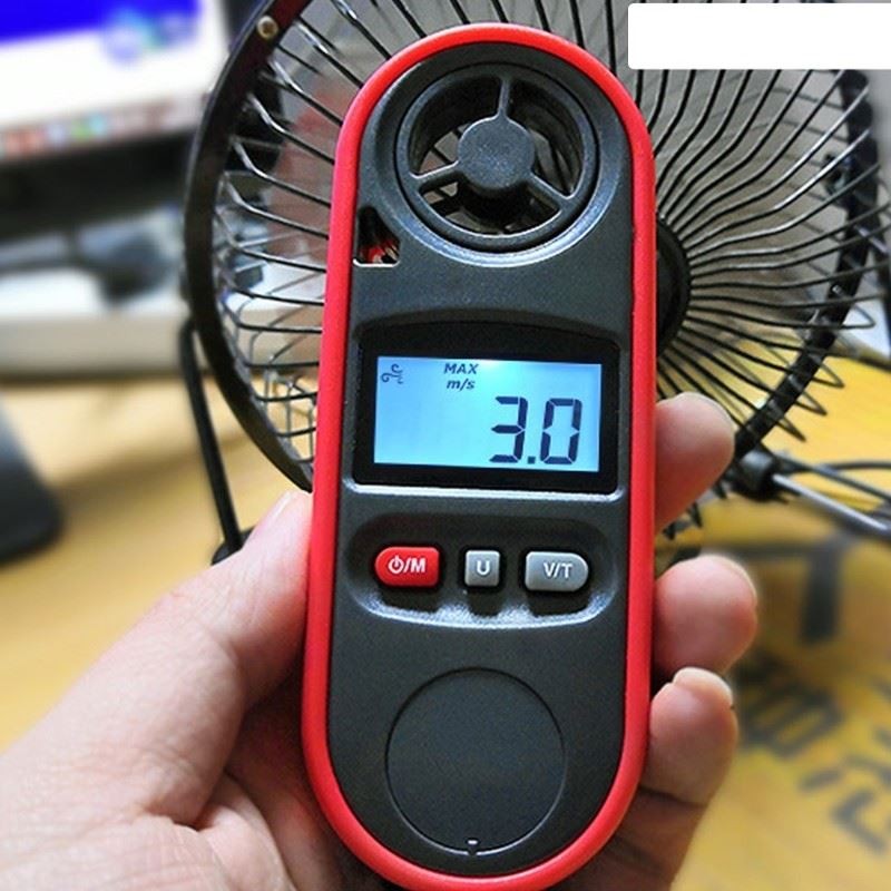 Portable Handheld Anemometer Accurate Wind Speed & Temperature Measurement Tool
