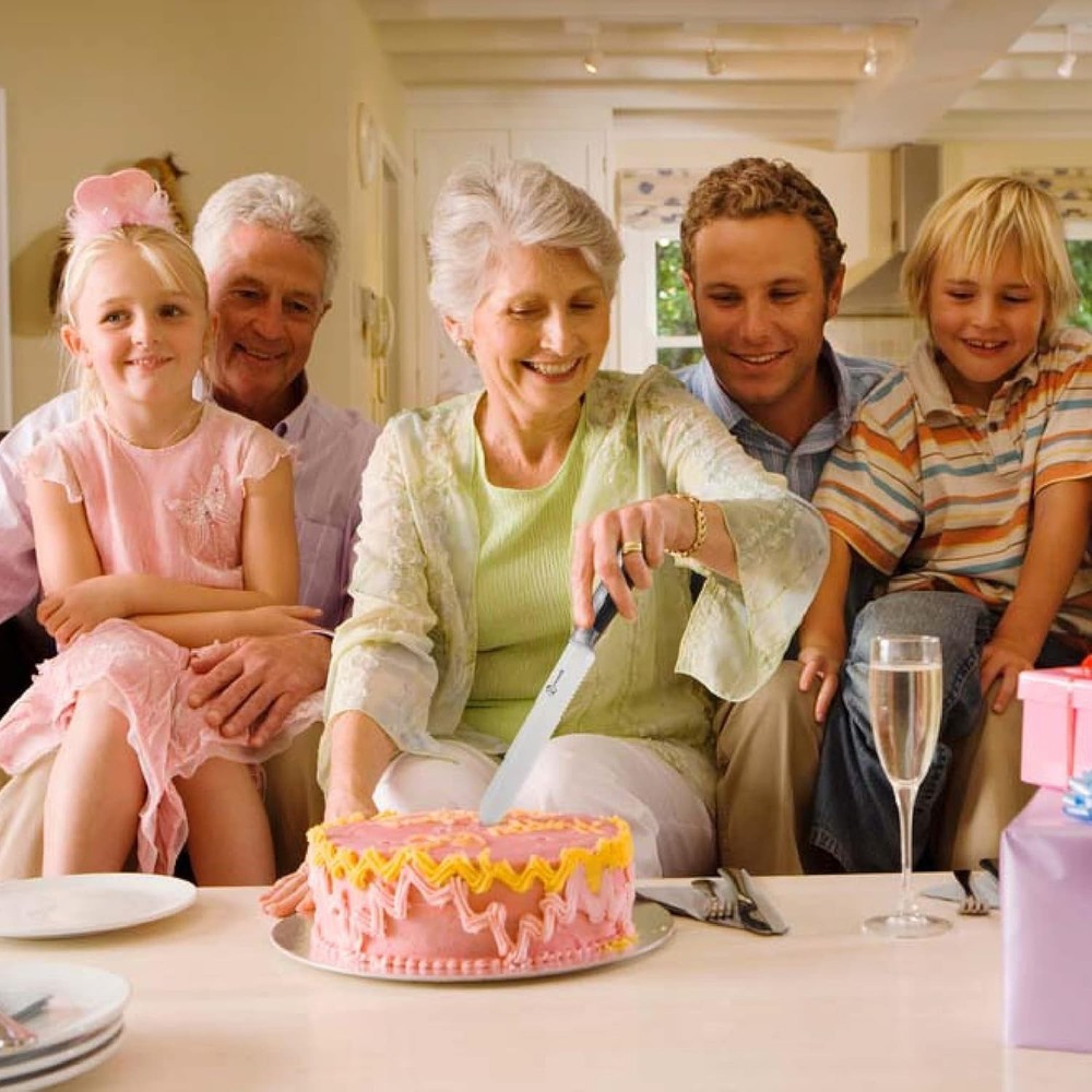 Double Serrated Cake Cutter and Server