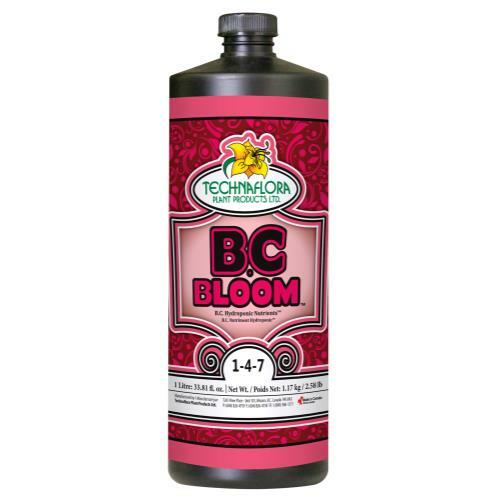 Technaflora B.C. Bloom 1L Quart - BC Hydroponics Nutrients 3 Part complete base