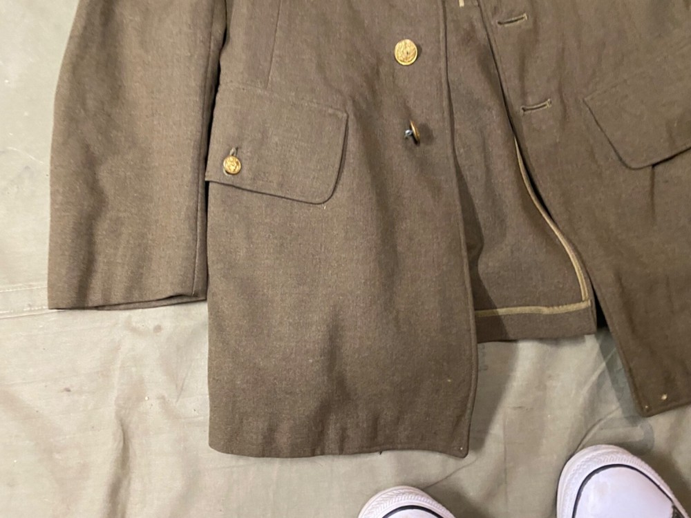 ORIGINAL WWII US ARMY M1938 CLASS A DRESS JACKET-SIZE 39EXL MEDIUM EXTRA LONG