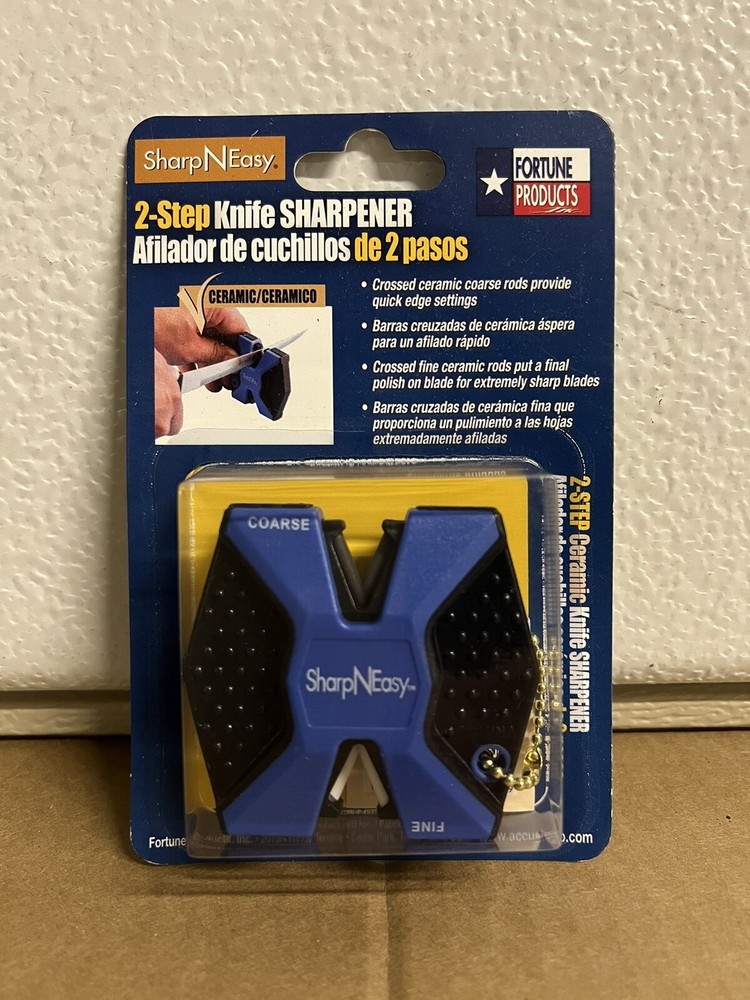 AccuSharp 334C Blue/Black Sharp-N-Easy 2-Step Knife Sharpener