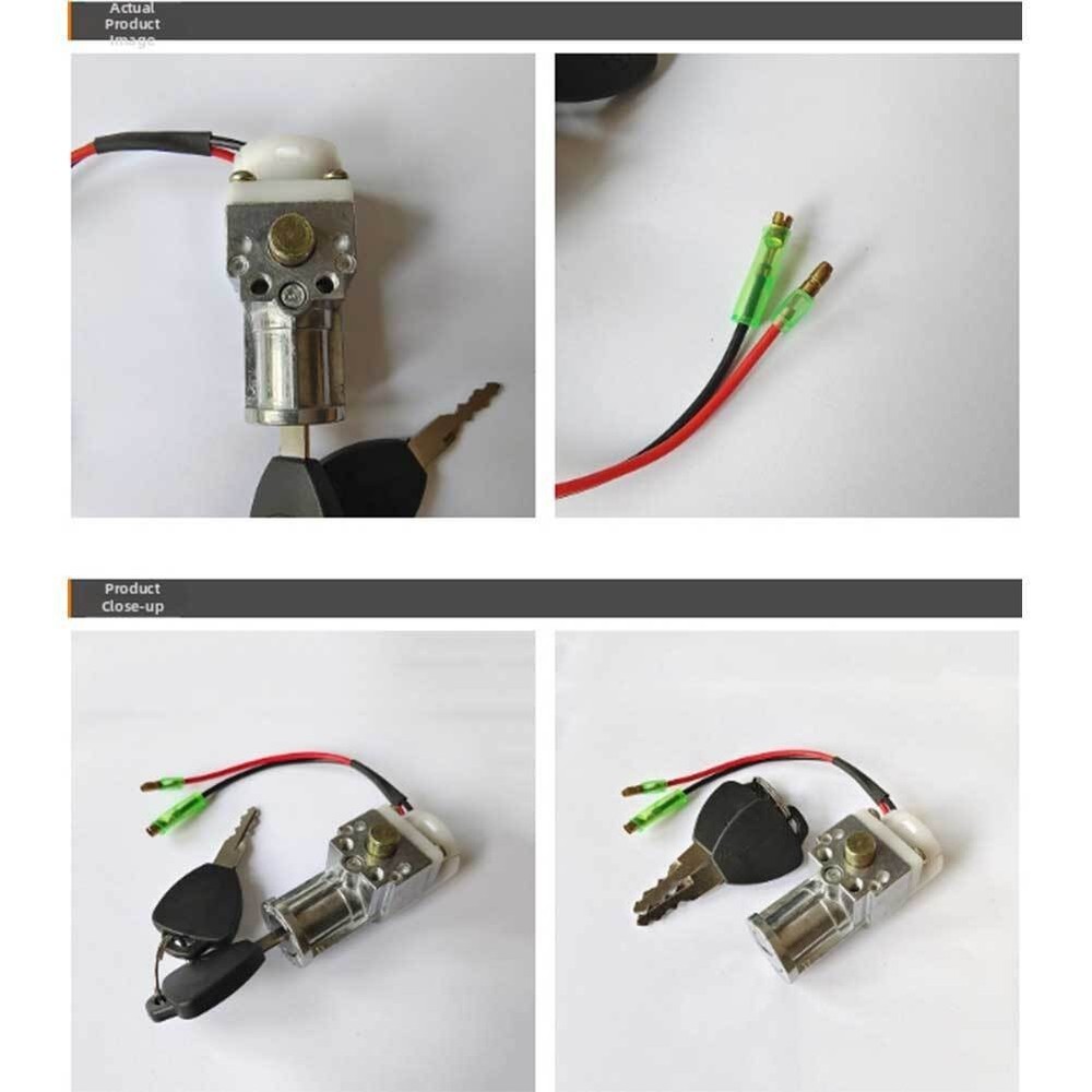 Robust Ebike Battery Compartment Lock with Dual Locking System 10x10x5cm