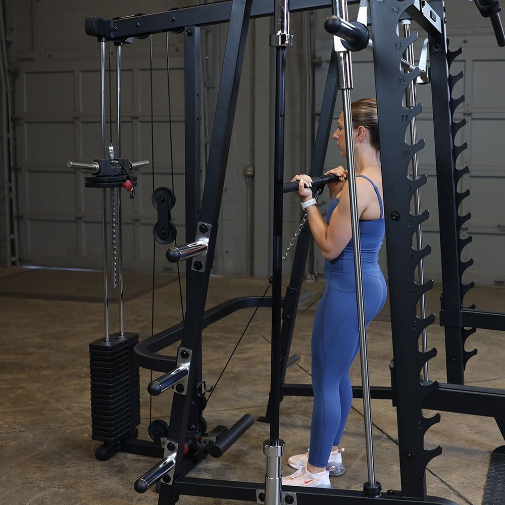 Body-Solid Series 7 Smith Gym Package with Lat, Pec, Bench - Reboxed