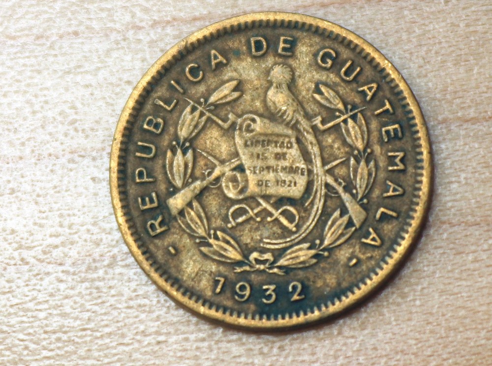 1932 Guatemala 1/2 Centavo