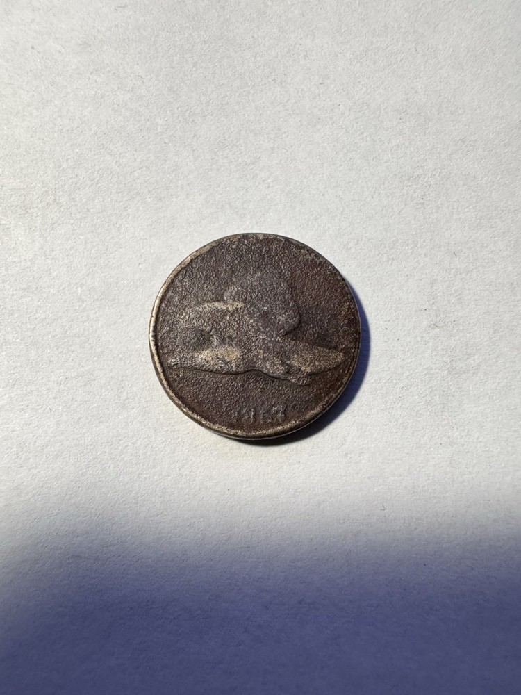 1857 Flying Eagle Cent Penny Us Coin