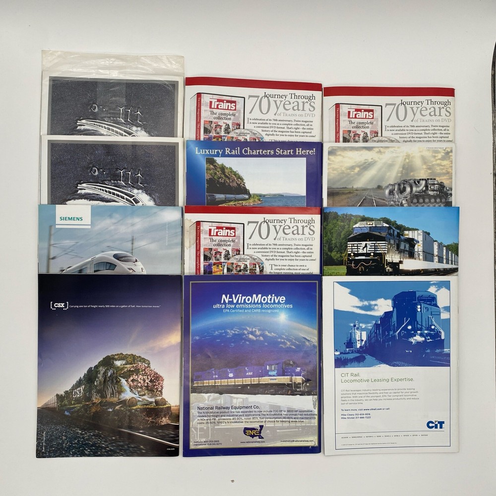 Trains Magazine 12 Issues 2011 (Complete Year 2011)