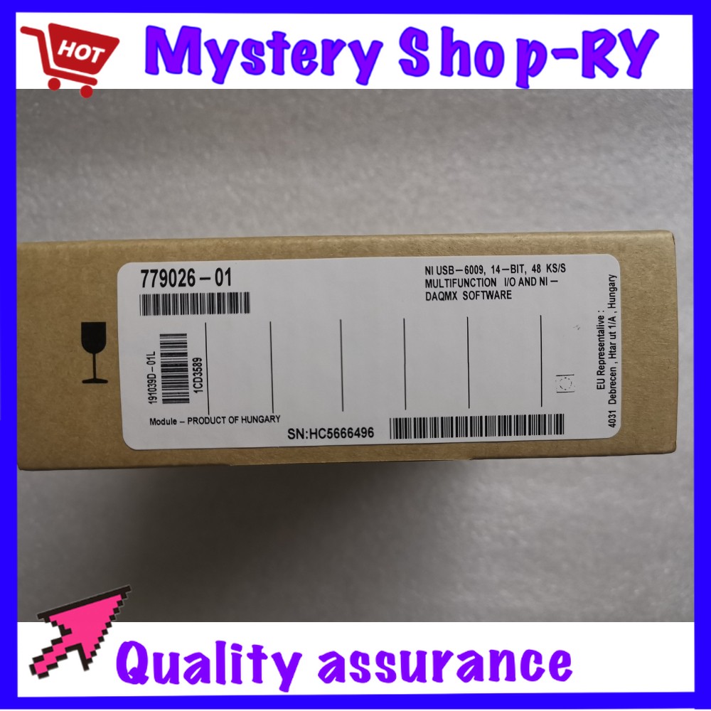 USB-6009 National Instruments Data Acquisition Card, NI DAQ, Multifunction