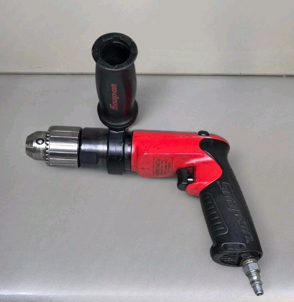 Snap-on PDR5000 Pneumatic Drill W/ Aux Handle TESTED WORKING